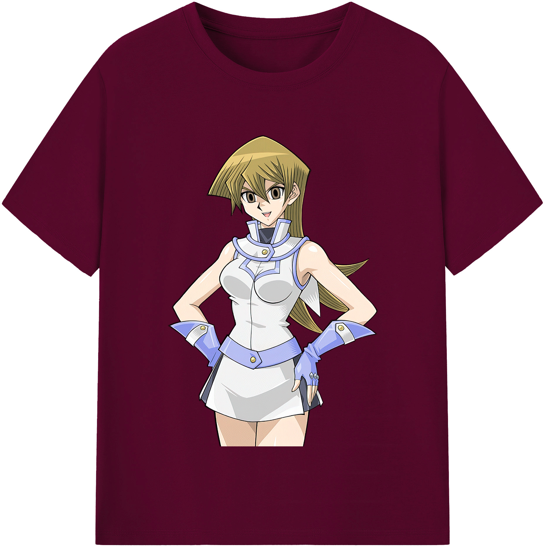 （画像用） 遊☆戯☆王 Yu-Gi-Oh! レディースカジュアルプリントTシャツ（綿100％）